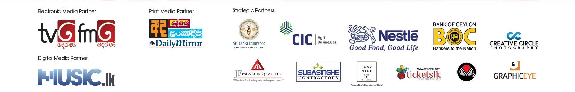 Ecoustica 2 Sponsers